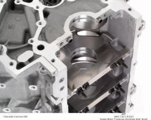 2006 7.0L V-8 (LS7) Engine Block Crankcase Breathing Hole