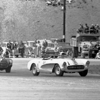 1960 Corvette and Dr. Dick Thompson