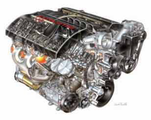 2006 6.0L V-8 (LS2) for Chevrolet Corvette