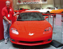 Jake Drennon with "ONLY" Torch Red Corvette C6